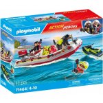 PLAYMOBIL 71464 Hasičský člun s vodním skútrem – Zboží Dáma