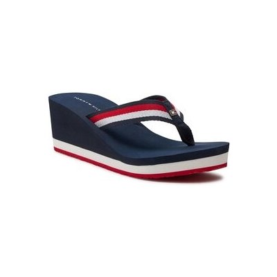 Tommy Hilfiger žabky Corporate Wedge Beach Sandal FW0FW07987 barevná – Hledejceny.cz