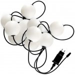 KOBI Pohádková světla zahradní vodní pohádková světla pro venkovní řetěz pro bazénové jezírko 7,74 m 10x LED koule 10W 2500K – Hledejceny.cz