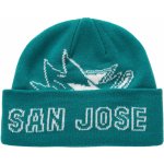 Mitchell & Ness pánská zimní čepice San Jose Sharks NHL K.O. Knit Sharks – Hledejceny.cz