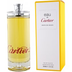 eau de cartier zeste de soleil