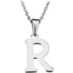 Šperky4U Ocelový řetízek s přívěškem iniciála "R" OPD0090-R – Hledejceny.cz