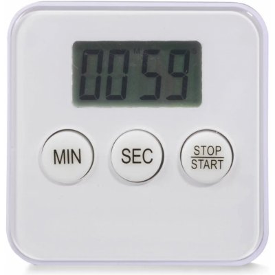 Kuchyňská minutka Blokker – digitální – bílá – 6×6x1,8cm 0722656 – Zboží Mobilmania
