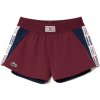 Dámské šortky Lacoste Recycled Fabric Lined Shorts bordeux