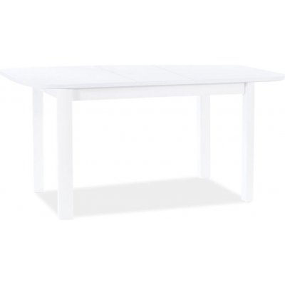 SIGNAL Jídelní stůl rozkládací - DIEGO II, 120/ 160 x 68 matná bílá
