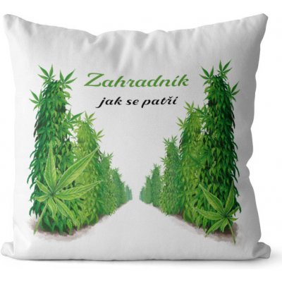 Impar Polštář Zahradník jak se patří 40x40 – Sleviste.cz