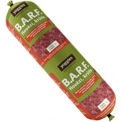 Yoggies B.A.R.F. Hovězí a krůta s probiotiky 700 g – Hledejceny.cz