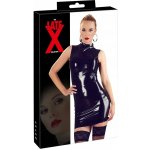 LATE X Latexové minišaty s límečkem a zipem – Zboží Dáma