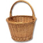 Wiklina Košík na ovoce proutěný TRHÁČEK d20cm, v.16cm, malý – Zboží Mobilmania