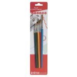 CONCORDE Sada štětců Color, 6 ks - 2, 4, 6, 8, 10, 12 kulatý – Hledejceny.cz