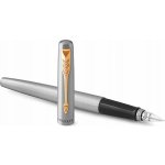 Parker 1502/1130948 Royal Jotter Stainless Steel GT plnicí pero hrot M – Zboží Živě