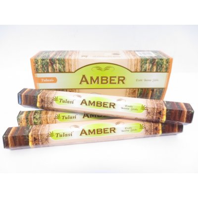 Tulasi indické vonné tyčinky Amber 20 ks – Zboží Dáma