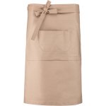 Kariban Barová zástěra do pasu středně dlouhá číšnická Beige – Hledejceny.cz