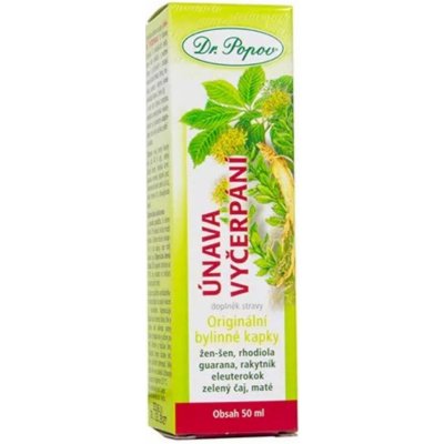 Dr.Popov Kapky bylinné Únava-vyčerpání 50 ml – Hledejceny.cz
