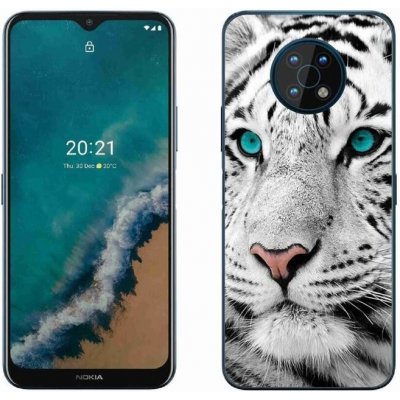 Pouzdro mmCase Gelové Nokia G50 - bílý tygr