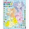 Puzzle Larsen Mapa Irsko 48 dílků