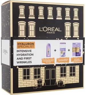 L\'Oréal Paris Hyaluron Specialist Intensive Hydration And First Wrinkles : pleťový gel Hyaluron Specialist Concentrated Jelly 50 ml + odličovací přípravek Hyaluron Specialist Replumping