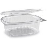 Miska oválná průhledná s víčkem 750 ml PET, 100002471 – Zboží Dáma