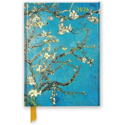 Vincent Van Gogh: Almond Blossom 2026 Luxury Diary Planner - Page to View with Notes – Zboží Mobilmania