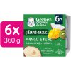 Dětský dezert a pudink GERBER Organic 100% Dezert rostlinný mango a kiwi s kokosovým mlékem 4 x 6 x 90 g​