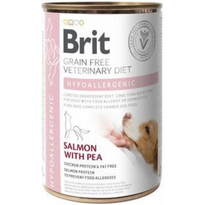 Brit Veterinary Diet Dog Grain Free Hypoallergenic Salmon & Pea 400 g – Hledejceny.cz