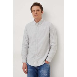 Pepe Jeans bavlněná košile regular s límečkem button-down PM308275 zelená