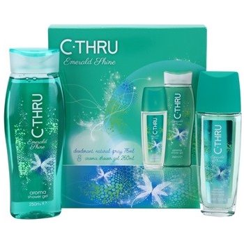 C-THRU Emerald deospray 75 ml + sprchový gel 250 ml dárková sada