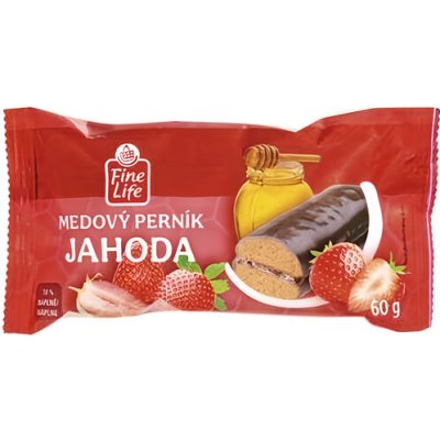 Fine Life Perník jahodový 60 g – Zboží Dáma
