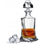 Crystalite Bohemia karafa na whisky Quadro 0,5 l – Zboží Dáma