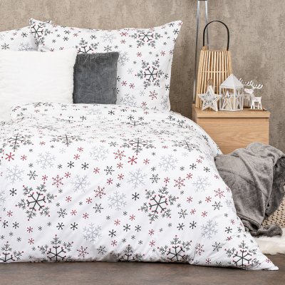 4Home bavlna povlečení Snowflakes 140x200 70x90 – Zbozi.Blesk.cz
