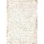 Stamperia Rýžový papír Ručně psaný dopis – Sleviste.cz