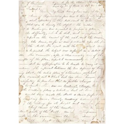 Stamperia Rýžový papír Ručně psaný dopis – Sleviste.cz