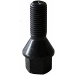 Šrouby na kola M12x1,5x26mm černé, kužel, klíč 17 | Zboží Auto