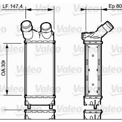 Chladič turba VALEO 818866 – Zboží Mobilmania