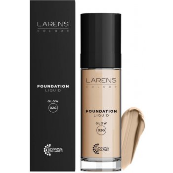 Larens Colour Liquid Foundation Glow 02 pečující rozjasňující make-up 30 ml