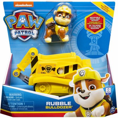 Spin Master Paw Patrol Tlapková Patrola Základní vozidlo s figurkou Rubble – Zbozi.Blesk.cz