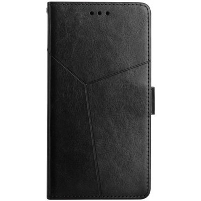 Levné Kryty Peněženkové Geometric Pattern case černé – Motorola Moto G54 5G / G54 Power Edition – Zboží Mobilmania