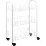 Metaltex Vozík Siena bílý, 41 x 63 x 23 cm – Zboží Dáma