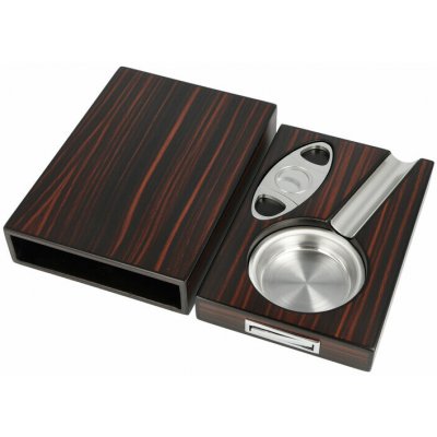 KRCZ Doutníkový popelník Set Ebony Finish 1D – Hledejceny.cz