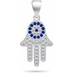 Brilio Silver stříbrný přívěsek se zirkony Hamsa PT79W – Sleviste.cz