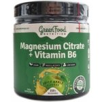 GreenFood Nutrition Magnesium Citrate + Vitamin B6 150 g Zelené jablko – Hledejceny.cz
