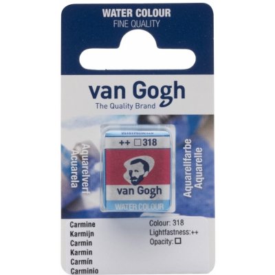 Van Gogh Akvarelová barva v půlpánvičce 318 Carmine – Zboží Dáma