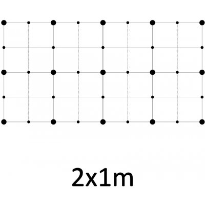 Montážní sada pro zelenou stěnu - nerez, rozměr 2x1 m. Set obsahuje: EB1-GW02 (15ks), EB2-LA3 (25m), PVC-LA3 (28ks), EB1-GWS3 (22ks) – Zboží Mobilmania