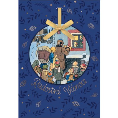 Albi Vánoční přání s ozdobou Josef Lada - Radostné Vánoce – Zboží Dáma