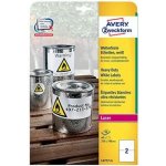 Avery Zweckform L4717-20 Odolné etikety 210x148mm 40 ks bílá – Sleviste.cz