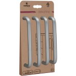 Walteco Gissi 160 mm matný chrom 4 ks 7763 – Sleviste.cz