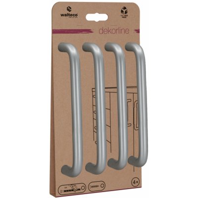 Walteco Gissi 160 mm matný chrom 4 ks 7763 – Sleviste.cz