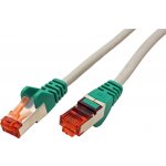 Solarix C6A-315GY-1MB propojovací RJ45/RJ45, SFTP, kat. 6A 10G, 1m, LSOH, šedý – Zboží Mobilmania