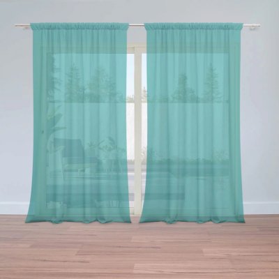 Záclony Nefritová: 2 ks - 150x250 cm - Sablio – Hledejceny.cz