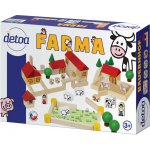 Detoa Kostky stavebnice dřevo 100 ks – Zboží Mobilmania